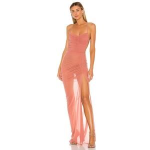 NWT Michael Costello x REVOLVE Follie Gown in Mauve Women’s Size Small